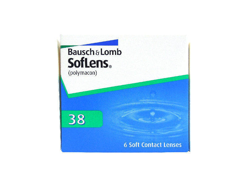 Soflens 38 Montly Monthly Disposable Contact Lenses 6 Lenses Per Box