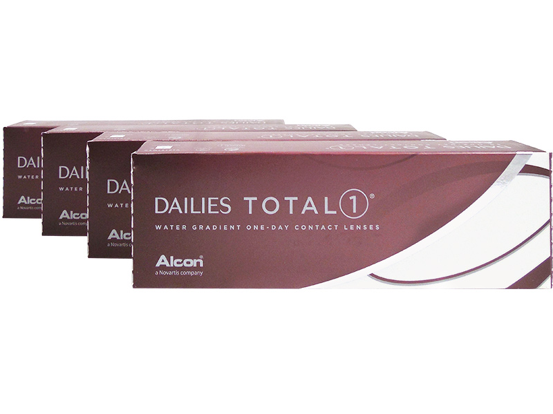 Dailies Total 1 4-BoxDaily Disposable Contact Lenses 30 Lenses Per Box