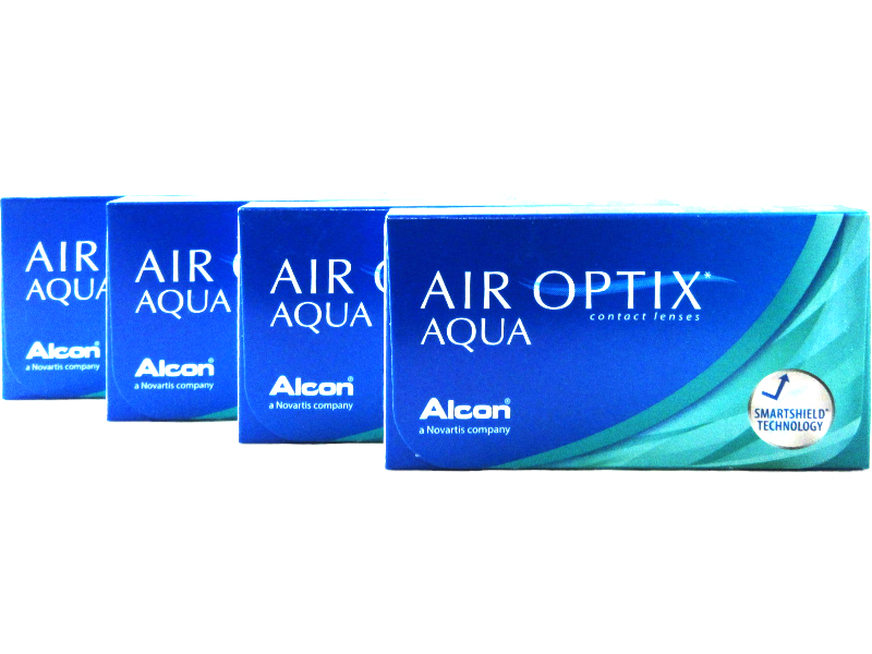Air Optix Aqua 4-Box Monthly Disposable Contact Lenses