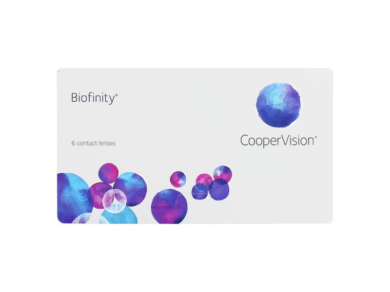 Biofinity Monthly Disposable Contact Lenses 6 Lenses Per Box