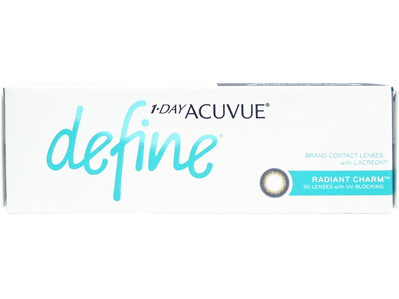 1 Day Acuvue Define Radiant Charm With LACREON Daily Disposable Contact Lenses