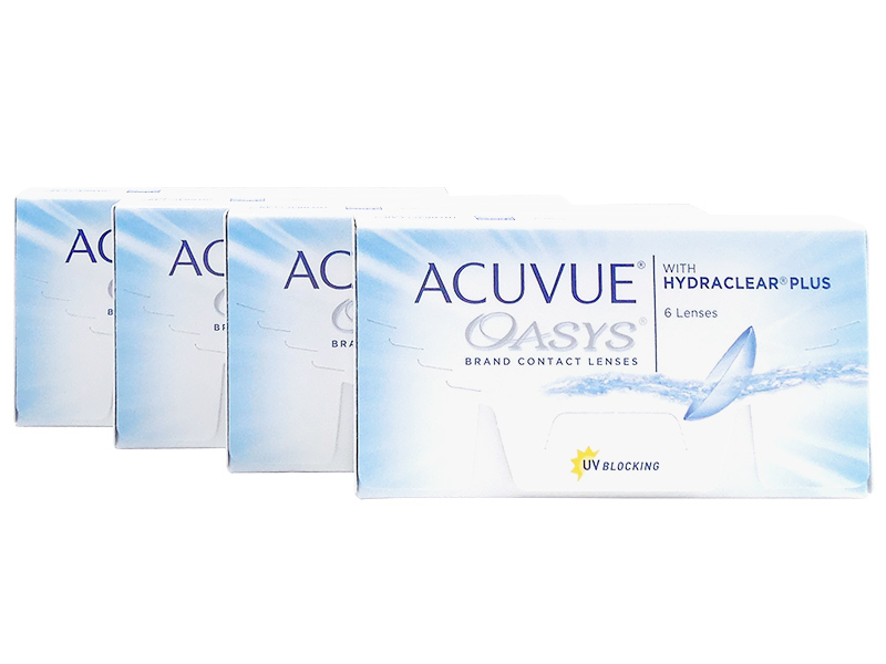 Acuvue Oasys 4-Box Daily Disposable Contact Lenses 6 Lenses Per Box