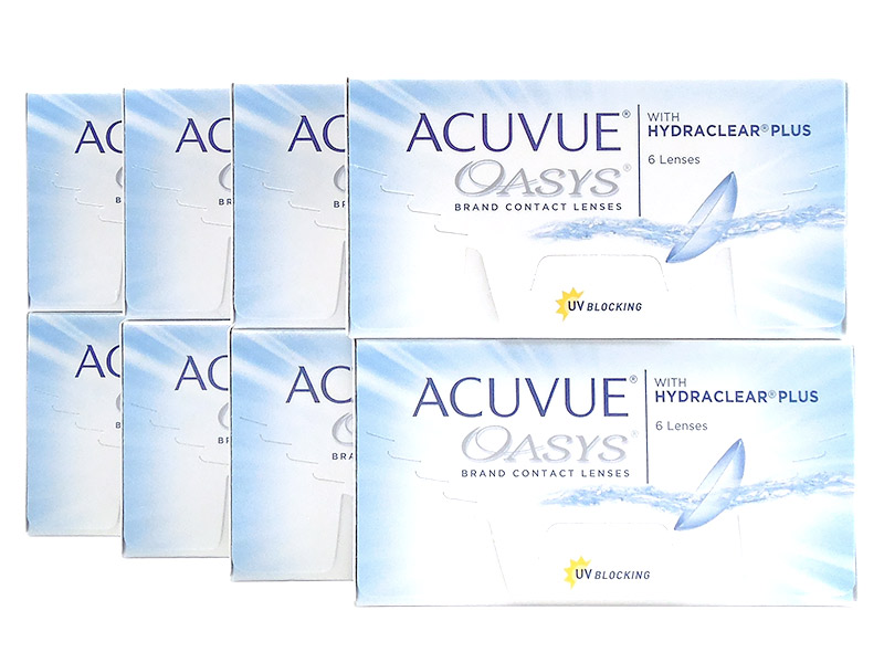 Acuvue Oasys 8-Box Daily Disposable Contact Lenses 6 Lenses Per Box